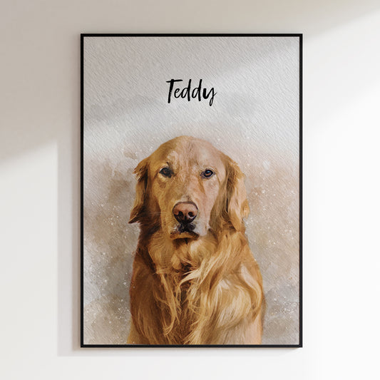 Transform your pet photos into stunning pet portraits! Our skilled pet portrait artists create beautiful animal portraits by turning your picture into a drawing. Perfect for home decor or gifting, including custom dog portraits that capture your pet’s personality.