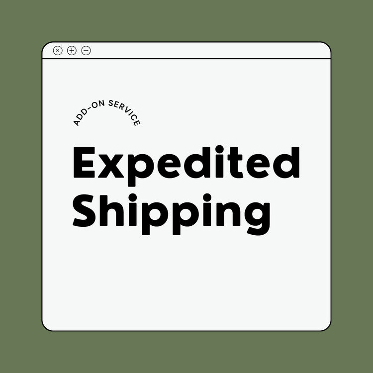 Expedited Shipping - U.S. only